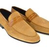 Corrente Corrente Perforated Suede Slip-On Loafer Tan | Suede