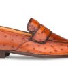 Mezlan Mezlan Lisbon Ostrich Loafer Brandy | Exotics