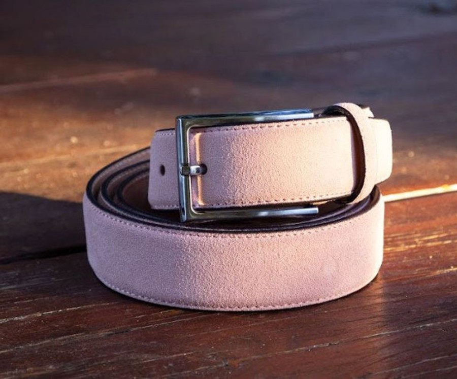 Maurice Suede Belt Pink | Belts