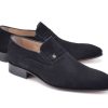 Pelle Pelle Suede Slip-On Loafer Black | Suede