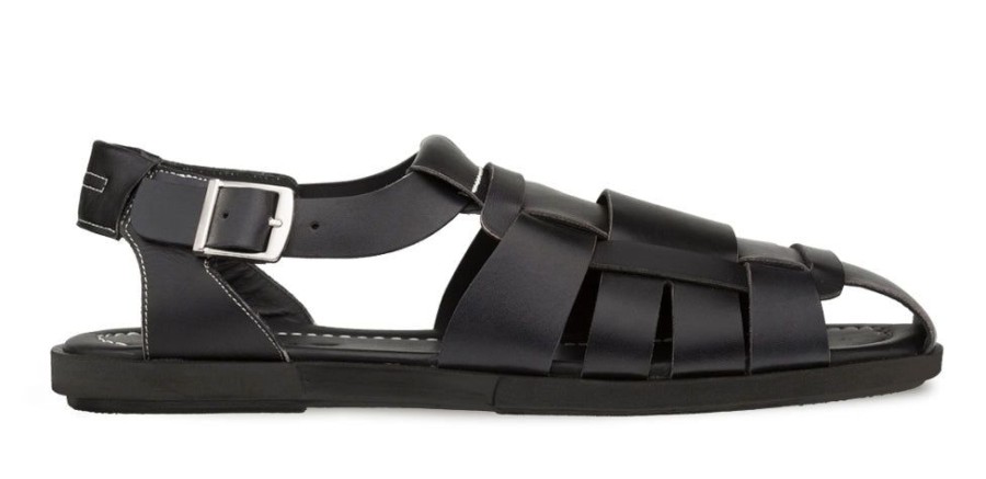 Mezlan Mezlan Fisherman Sandal Black | Sandals