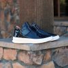 CARRUCCI Shiny Calfskin High Top Sneaker Navy | Sneakers