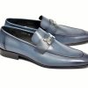 Corrente Corrente Burnished Calfskin Loafer Blue | Loafers