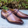 Ugo Vasare Ugo Vasare "Brooks" Monkstrap Shoe Walnut | Monkstraps