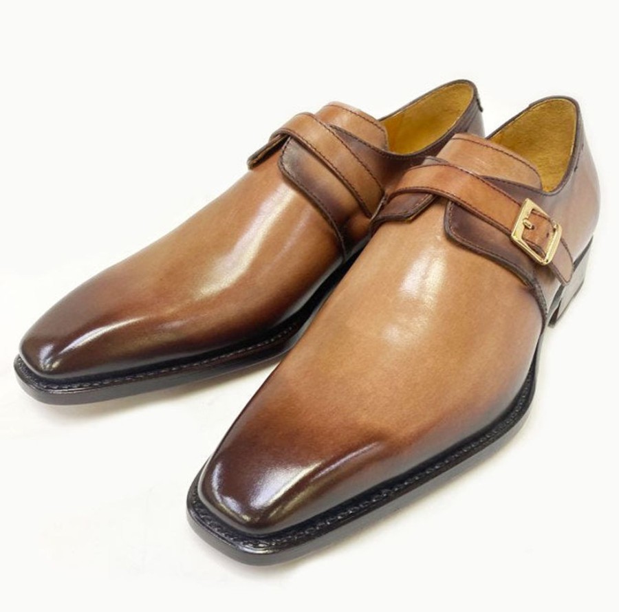 Ugo Vasare Ugo Vasare "Brooks" Monkstrap Shoe Walnut | Monkstraps