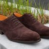 Maurice Suede Lace-Up Oxford Chocolate | Suede