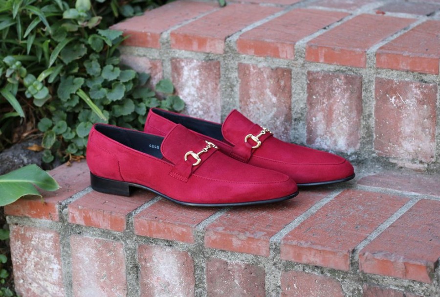 Corrente Corrente Suede Slip-On Loafer Rose | Suede