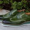 Carrucci by Maurice Style: 515-35-Olive | Lace-Ups