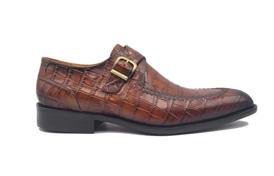 CARRUCCI Style: 479-13-Whiskey | Monkstraps