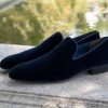 Jean Pierre Jean Pierre Velvet Venetian Loafer Black | Formal