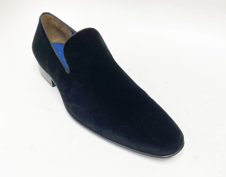 Jean Pierre Jean Pierre Velvet Venetian Loafer Black | Formal