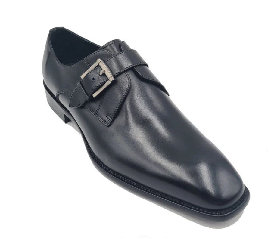 CARRUCCI Style: 509-12-Black | Monkstraps