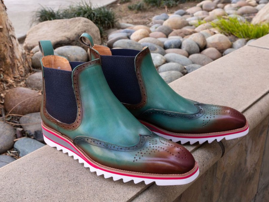 Maurice 550-19-Turquoise/Wine | Boots