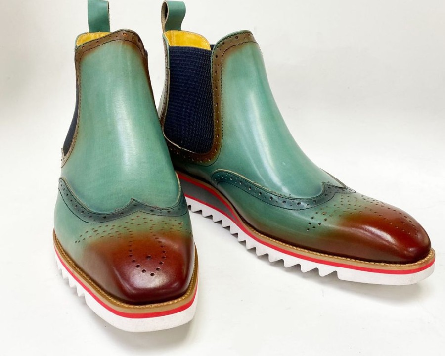 Maurice 550-19-Turquoise/Wine | Boots