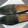 Carrucci by Maurice Suede Penny Loafer Olive | Suede