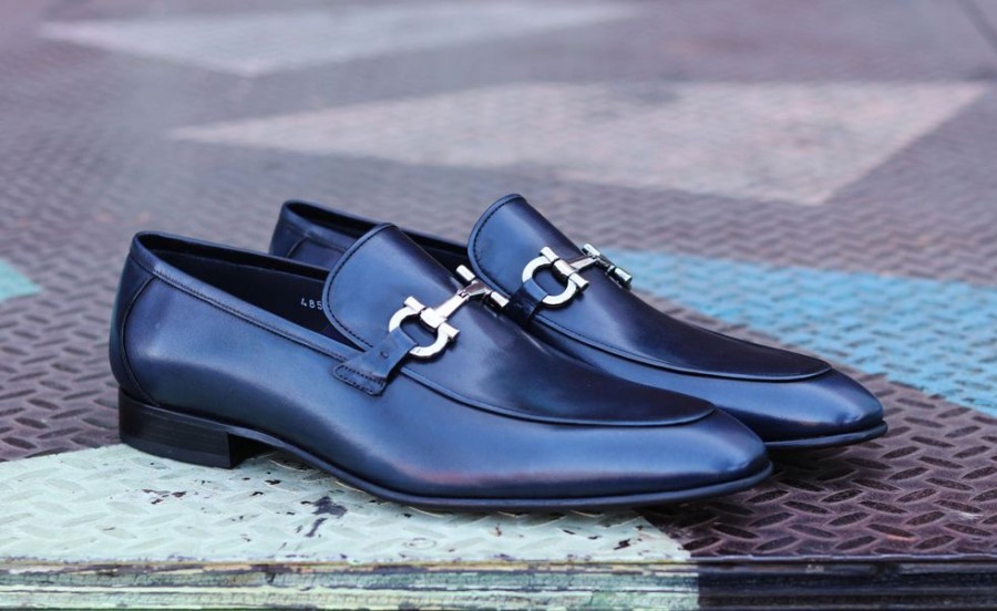 Corrente Corrente Calfskin Slip-On Loafer Navy | Loafers