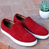 Carrucci by Maurice Carrucci By Maurice Suede Slip-On Sneaker Burgundy | Sneakers