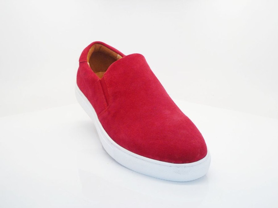 Carrucci by Maurice Carrucci By Maurice Suede Slip-On Sneaker Burgundy | Sneakers