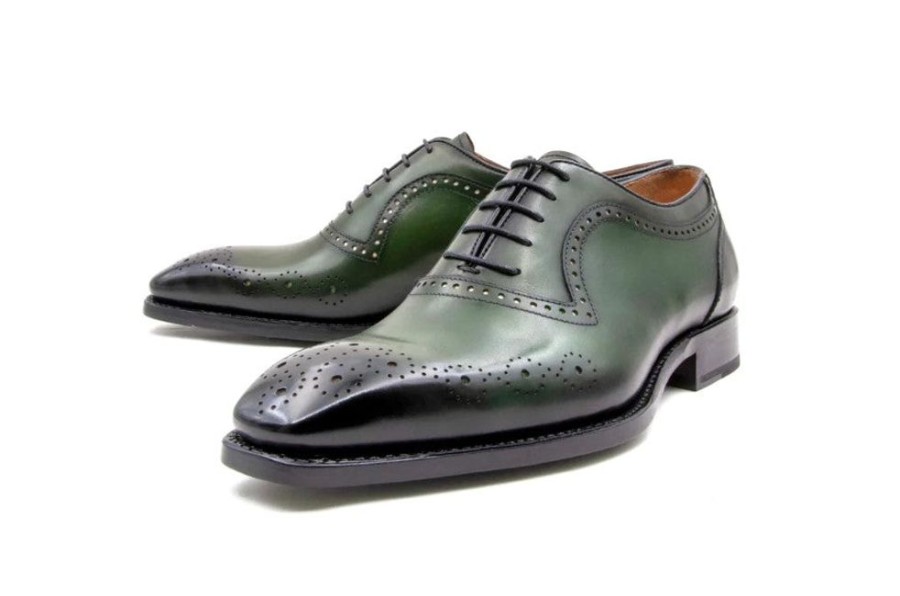 Ugo Vasare Style: Zion-Green | Lace-Ups