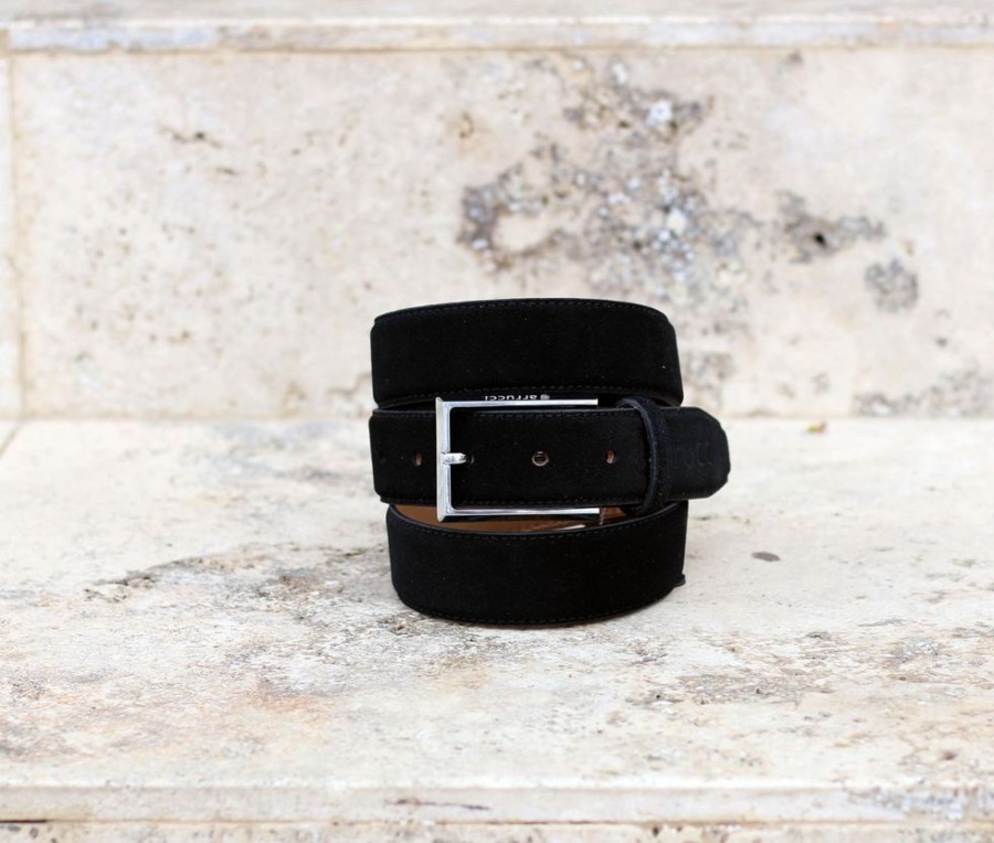 Corrente Corrente Suede Belt Black | Belts