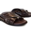 Pelle Pelle "Aruba" Slip-On Calfskin Sandal Brown | Sandals