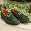 Pelle Pelle Suede Loafer Green | Suede