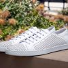 Maurice Calfskin Lace-Up Sneaker White | Sneakers