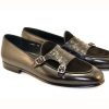 Corrente Corrente Calfskin & Suede Slip-On Loafer Black | Suede