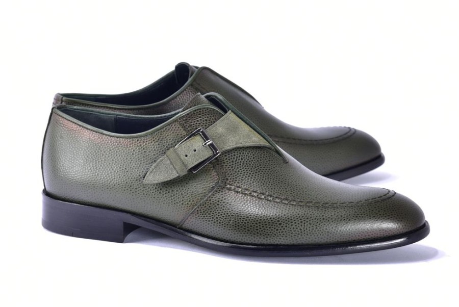 Corrente Style: 6471-Green | Monkstraps