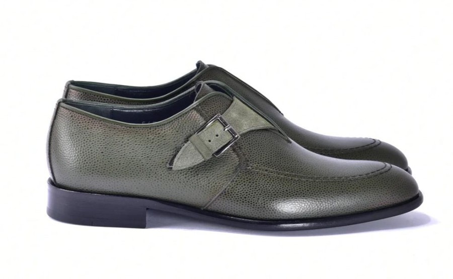 Corrente Style: 6471-Green | Monkstraps