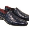 Pelle Exotics Pelle Exotics "Bellini" Alligator Loafer Navy | Exotics