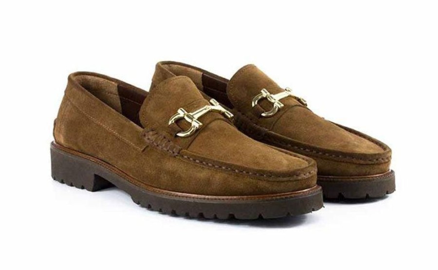 Pelle Pelle Suede "Newport" Loafer Brown | Suede