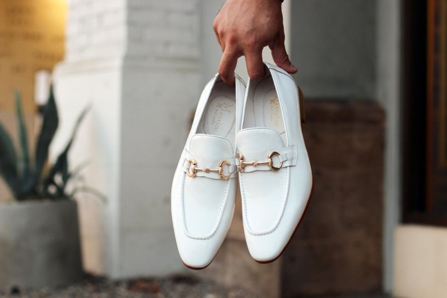 Maurice Style: 308-101P-White | Loafers