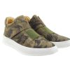 CARRUCCI Camoflage Printed Suede High Top Sneaker Green | Sneakers