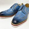 Carrucci by Maurice Style: 515-35-Blue/Red | Lace-Ups