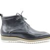 Maurice Burnished Calfskin Lace-Up Boot Grey | Boots