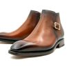 Ugo Vasare Americano Burnished Calfskin Slip-On Boot Caramel | Boots