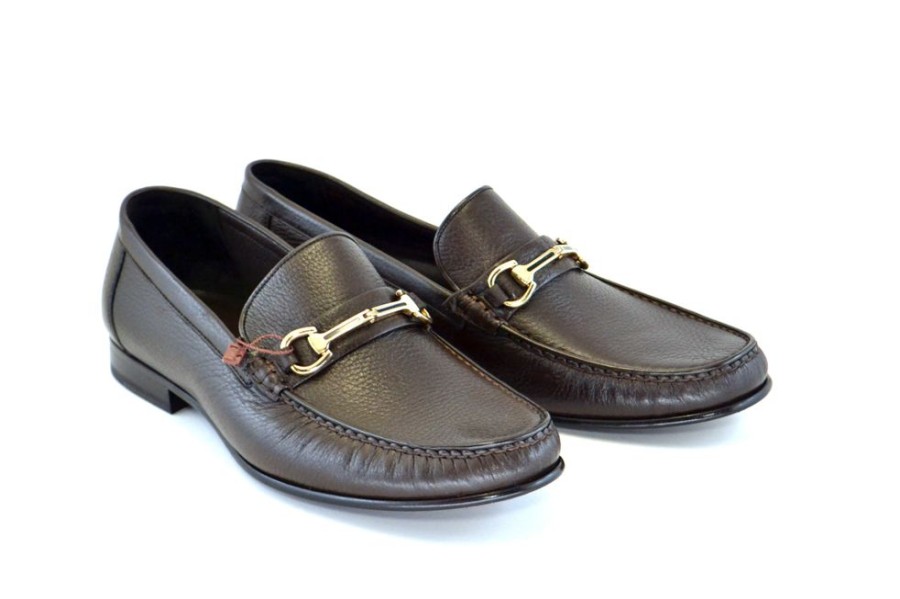 Corrente Corrente Deerskin Slip-On Loafer Brown | Loafers