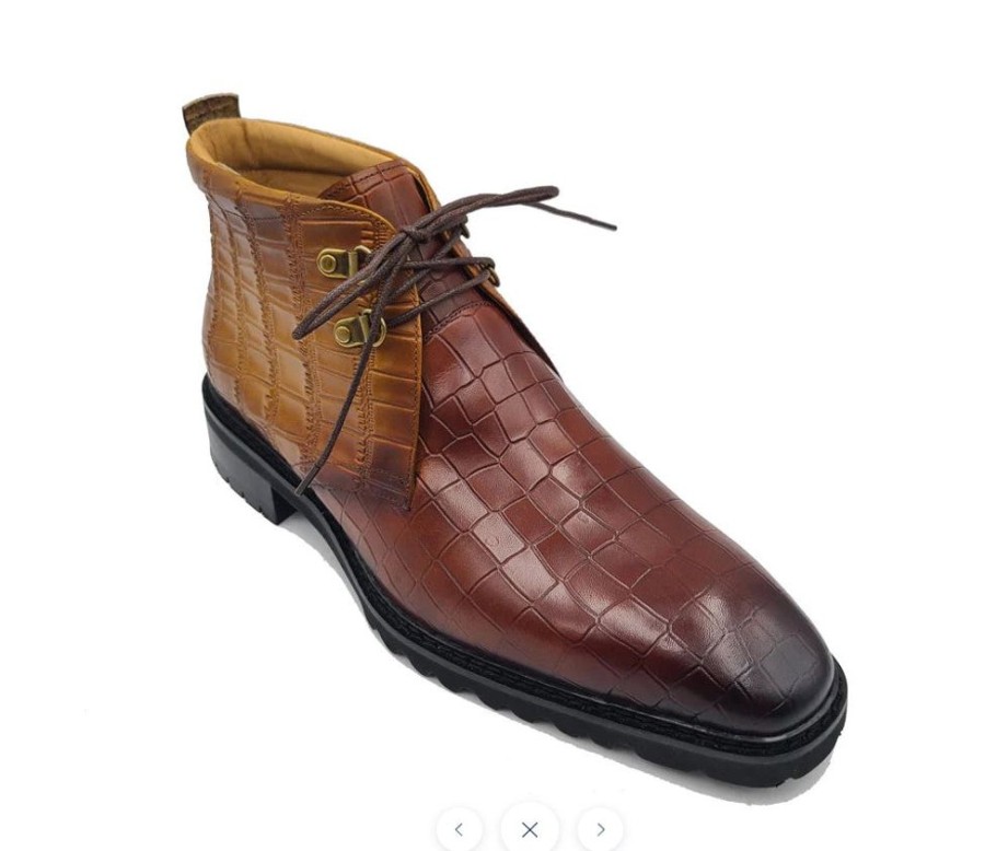 CARRUCCI Style: 520-01T-Cognac/Brown | Boots