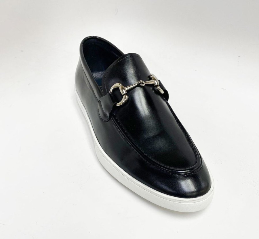 Carrucci by Maurice Calfskin Slip-On Horsebit Loafer Black | Sneakers