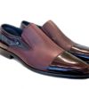 Corrente Corrente Calfskin & Deerskin Slip-On Shoe Burgundy | Loafers