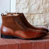 CARRUCCI Calfskin Slip-On Boot Brown | Boots