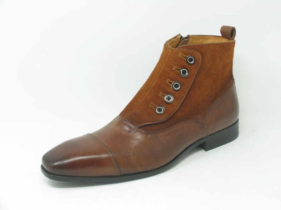 CARRUCCI Calfskin Slip-On Boot Brown | Boots