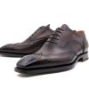 Ugo Vasare Calfskin "Luke" Wingtip Oxford Brown | Lace-Ups