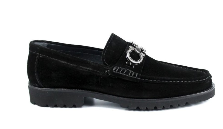 Pelle Style: Newport-P041-Black Suede | Suede