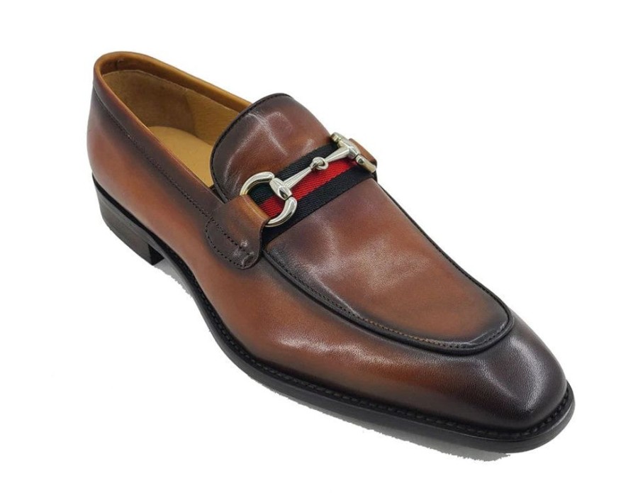 Carrucci by Maurice Style: 509-28R-Whiskey | Loafers