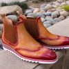 Maurice 550-19-Cognac/Burgundy | Boots