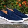 Maurice Suede Slip On Loafer Blue | Sneakers