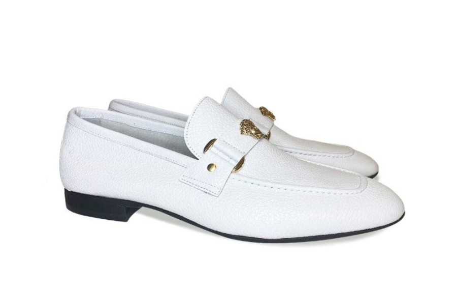 Pelle Pelle Lucas Leather Loafer White | Formal