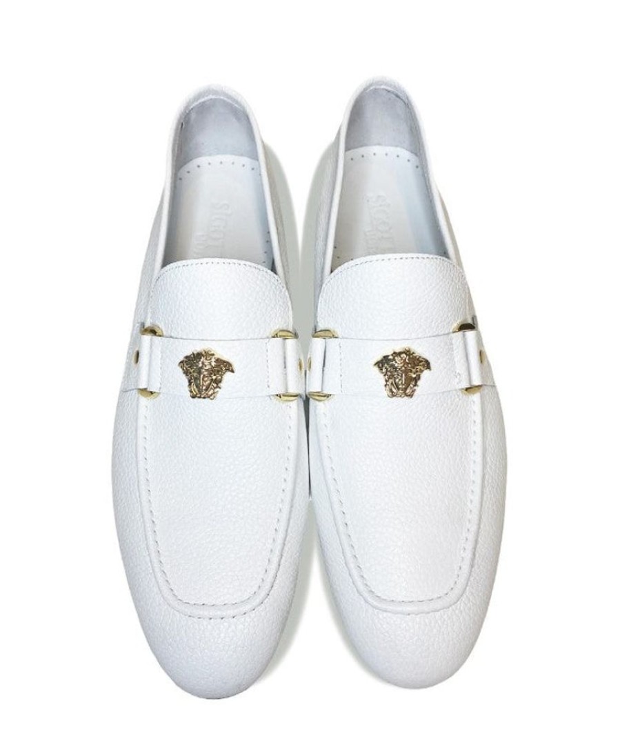 Pelle Pelle Lucas Leather Loafer White | Formal